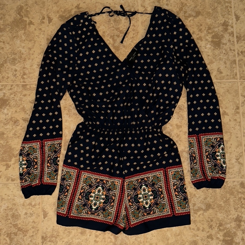 Romeo + Juliet Printed Romper